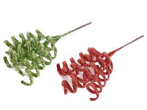 Artificial Christmas garlands and flowers