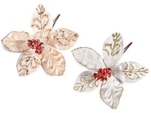 Wholesale poinsettia flower artificial pick