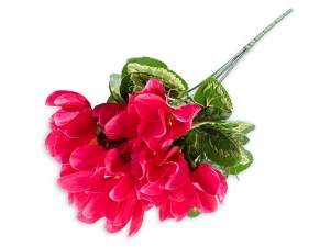 wholesale cyclamen bunches fabric