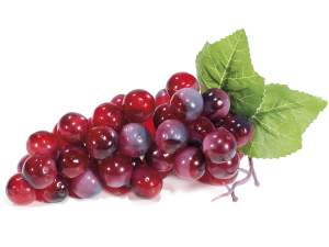 Artificial Red Grape Bunch Wholesale