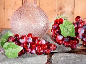 Artificial Red Grape Bunch Wholesale