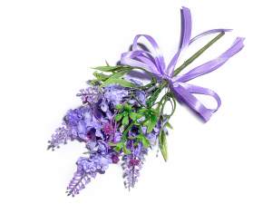 Wholesale lavender ribbon bouquets