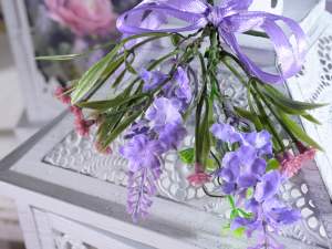 Wholesale lavender ribbon bouquets
