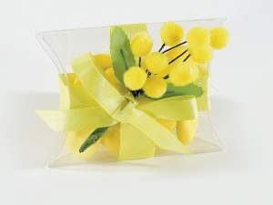 Artificial flowers mimosa sprig