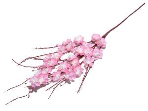 Wholesale artificial peach flower branch