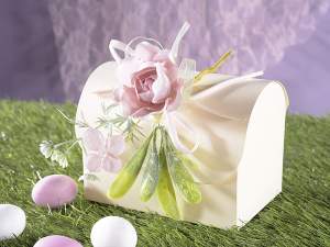 artificial rose and ribbon wholesale