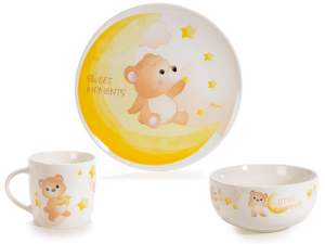 Grossiste en set d'assiettes pour bébé nounours