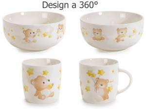 Grossiste en set d'assiettes pour bébé nounours
