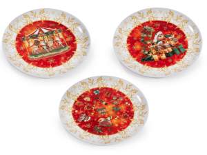 assiettes de Noël décorées en gros