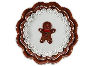 assiette de Noël en pain d'épice en gros