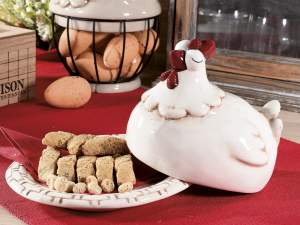 Poule en plateau plat en gros