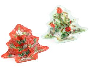 plateau assiette en gros sapin de Noël