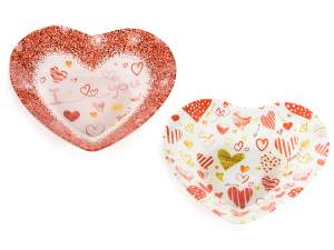 Grossistes plaques de verre coeur