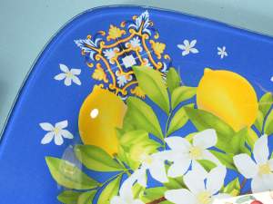 plateau en gros assiette citrons agrumes sicile