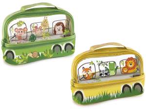 ingrosso astuccio bimbi pullimino animali giungla