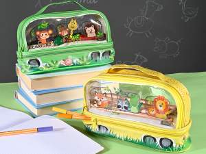 ingrosso astuccio bimbi pullimino animali giungla