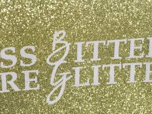 Ingrosso astucci glitter similpelle scritte