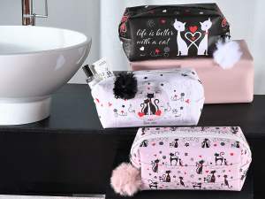 ingrosso astuccio beauty stampa gatti