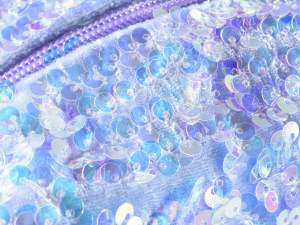 Grossisti astucci beauty stoffa paillettes