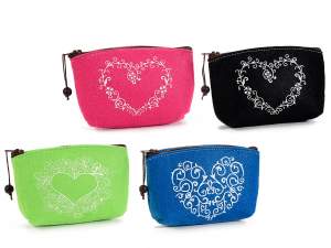 Ingrosso  trousse astuccio panno colorato