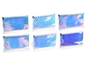 Grossisti astucci pochette plastica olografica