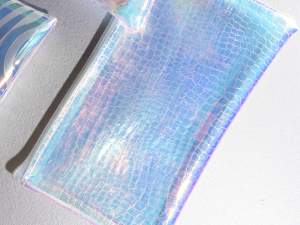 Grossisti astucci pochette plastica olografica