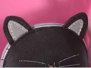 Ingrosso astuccio porta monete gatto similpelle