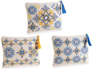 ingrosso astucci trousse trucchi donna maiolica