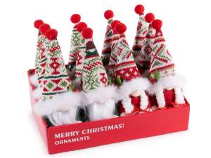 ingrosso addobbo albero gnomi mamma babbo natale