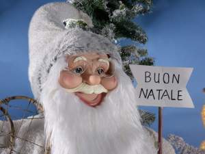 Ingrosso Babbo Natal vetrina decoro