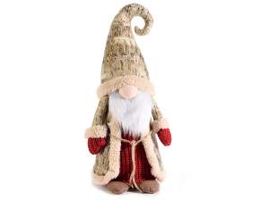 ingrosso gnomo vestito da babbo natale