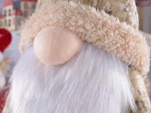 ingrosso gnomo vestito da babbo natale