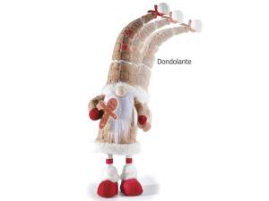 ingrosso babbo natale gnomo vetrina