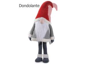 Grossista Babbo Natale dondolante stoffa