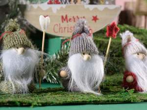 Ingrosso decoro babbo natale gnomo