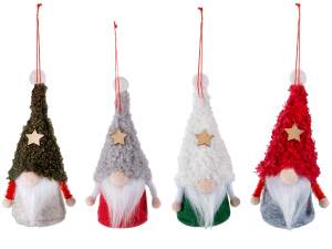 ingrosso decoro addobbo albero babbo natale gnomo