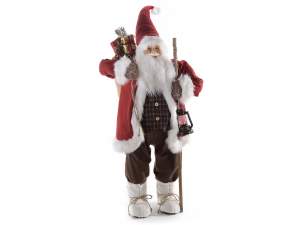 Grossista Babbo Natale rosso decoro vetrina