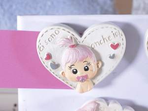 Wholesale magnet baby girl birth magnet