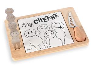 Wholesale appetizer cutting board cheese knives