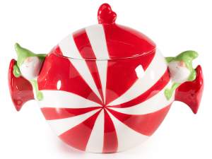 grossista barattoli biscottiere natale caramella