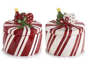 ingrosso barattolo alimenti albero natale ceramica