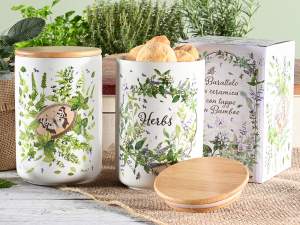 ingrosso biscottiera ceramica contenitore dolci