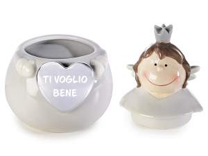 Ingrosso barattoli angeli ti voglio bene
