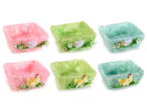 Wholesale Easter vegetable fiber baskets