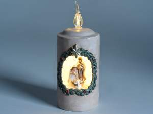 Wholesalers nativity scene candle led light