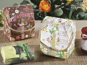 Cajas de regalo al por mayor con asa para baúl
