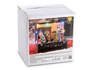 Ingrosso valigia Babbo Natale carillon
