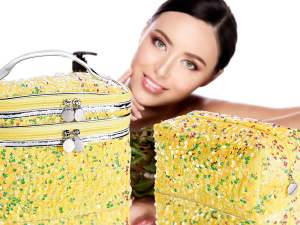Beauty case wholesalers in sequin fabric
