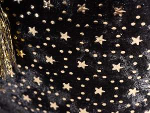 Beauty fabric wholesaler with golden stars
