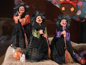 vente en gros tissu de résine de sorcière befana